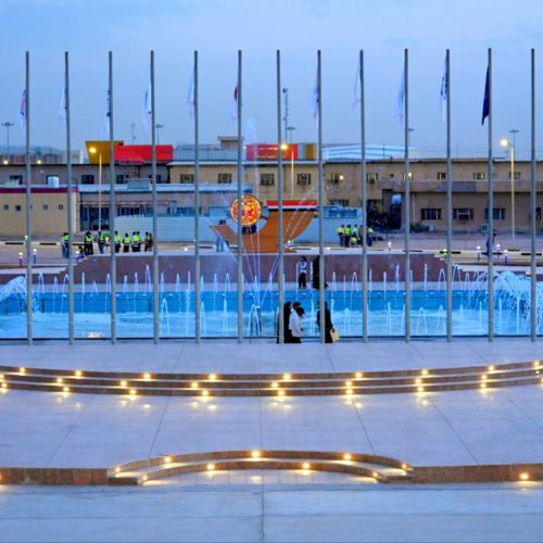 ساحة الاحتفالات في الجامعة التقنية الجنوبية