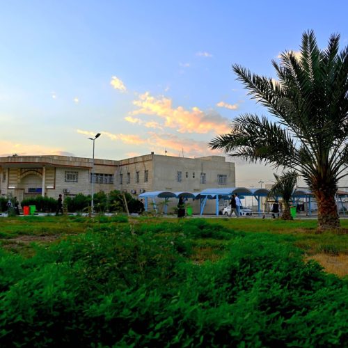 المساحات الخضراء في الجامعة التقنية الجنوبية