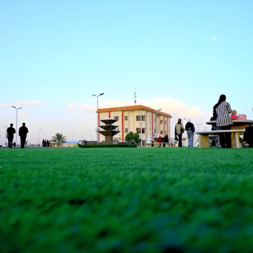 المساحات الخضراء في الجامعة التقنية الجنوبية