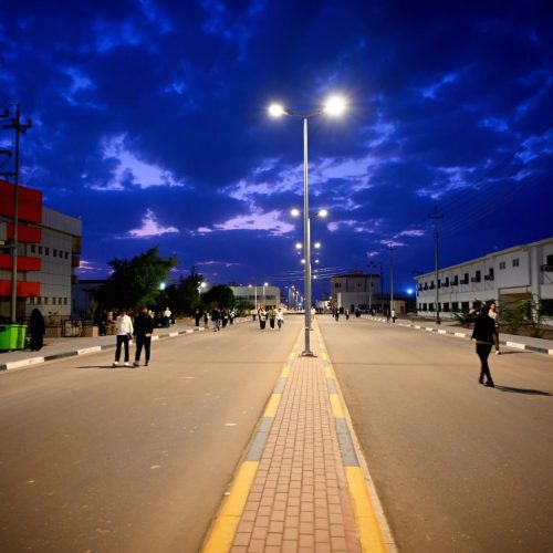 الحرم الجامعي للجامعة التقنية الجنوبية في المساء